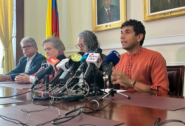 Voceros de las bancadas en Senado y Cámara del Pacto Histórico.
