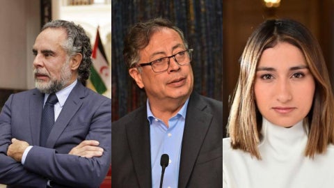 Gustavo Petro, Armando Benedetti y Laura Sarabia