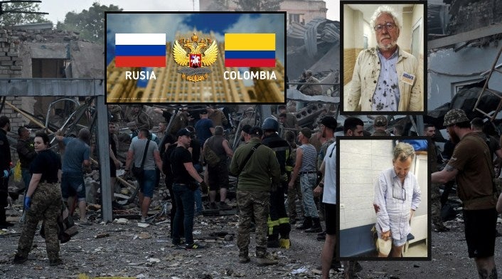 Embajada de Rusia habla de colombianos heridos en Ucrania