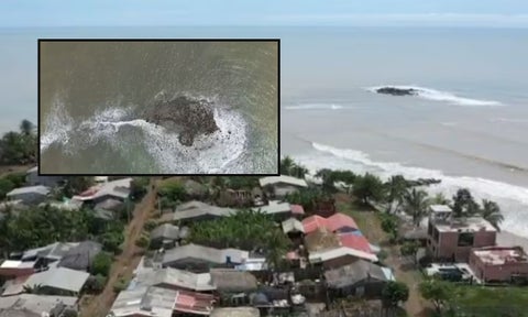 Isla que reapareció en Antioquia tras 17 años