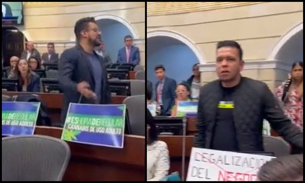 JotaPe Hernández e Inti Asprilla pelean en el Congreso VIDEO
