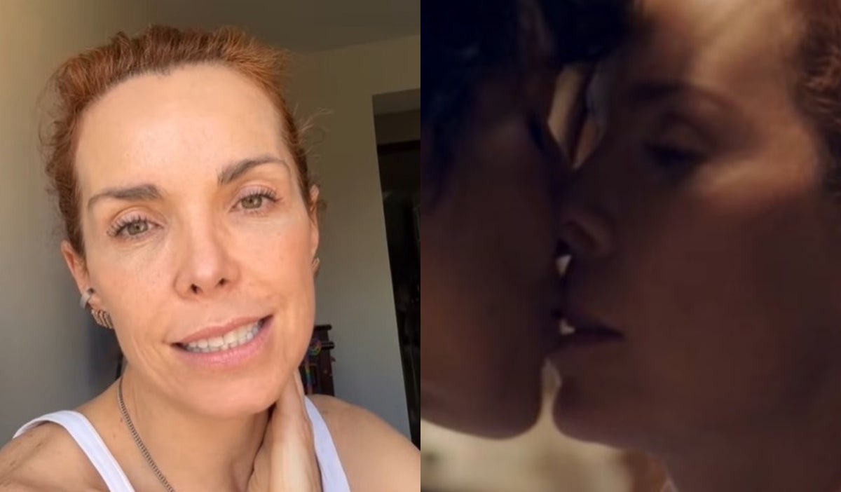 Beso de Genoveva y Nina en Ana de Nadie
