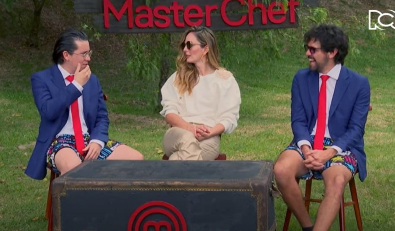 Camilo Sánchez y Camilo Pardo en MasterChef Cnelebrity