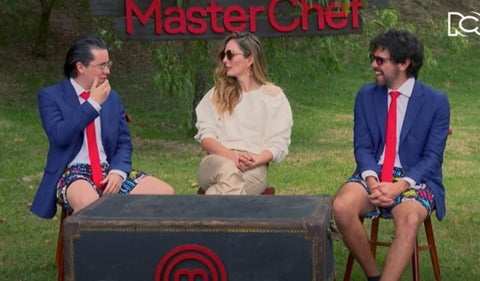 Camilo Sánchez y Camilo Pardo en MasterChef Cnelebrity