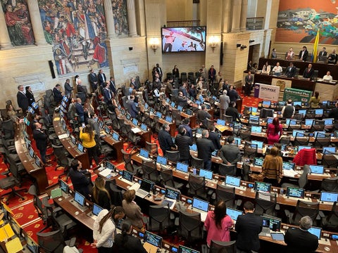Plenaria de la Cámara de Representantes.