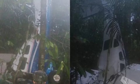 Avioneta accidentada en Guaviare