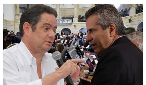 German Vargas Lleras y Luis Fernando Velasco, en choque por mayorías