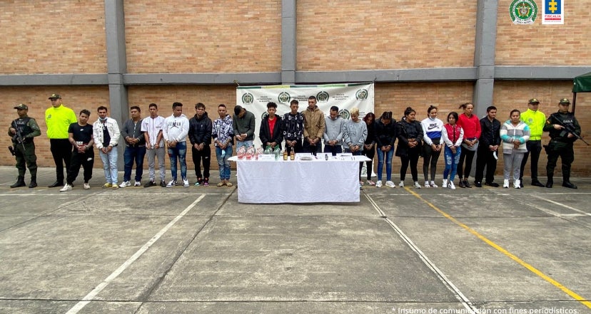 Captura de 21 integrantes del Tren de Aragua