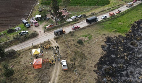 Incendio en Mosquera