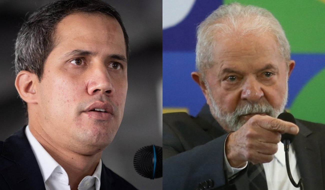 Juan Guaidó y Lula da Silva