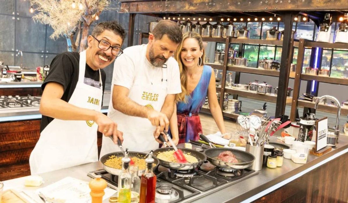 Julio César Herrera y Jairo Ordóñez en Masterchef Celebrity