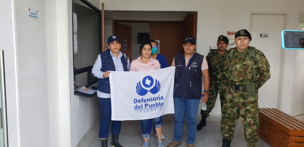 Liberación de esposa de militar en Arauca