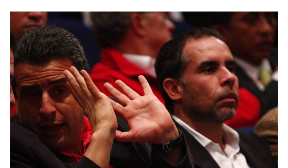 Luis Fernando Velasco y Armando Benedetti