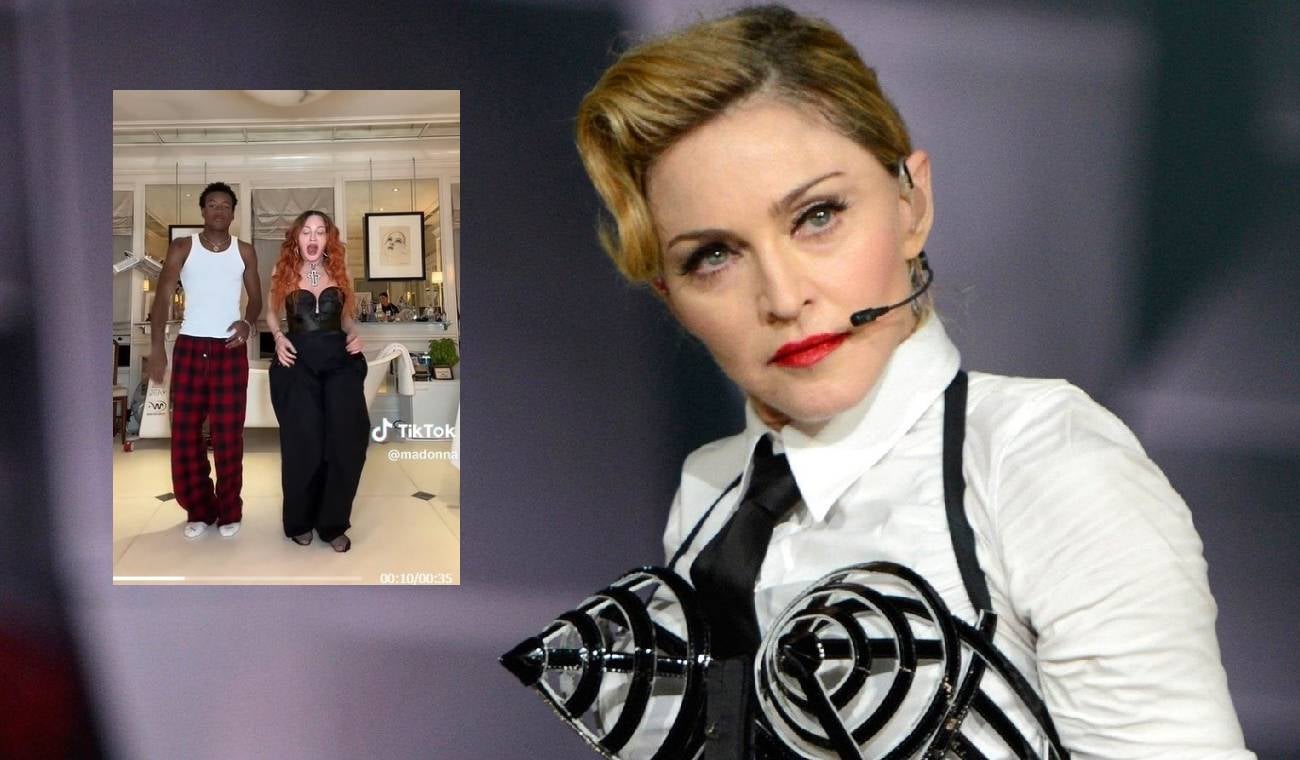Madonna bailando