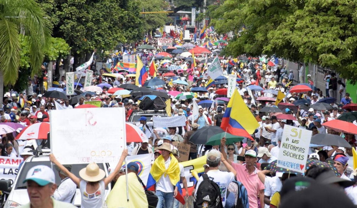 Marchas en Colombia