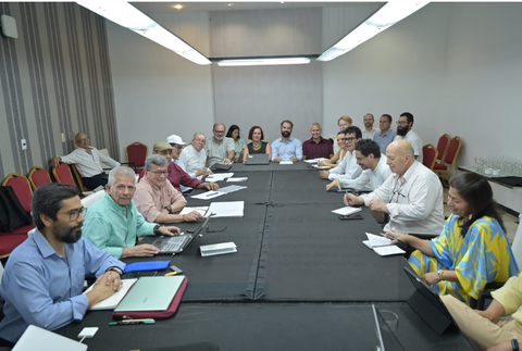 Mesa de negociaciones con el ELN en Cuba.