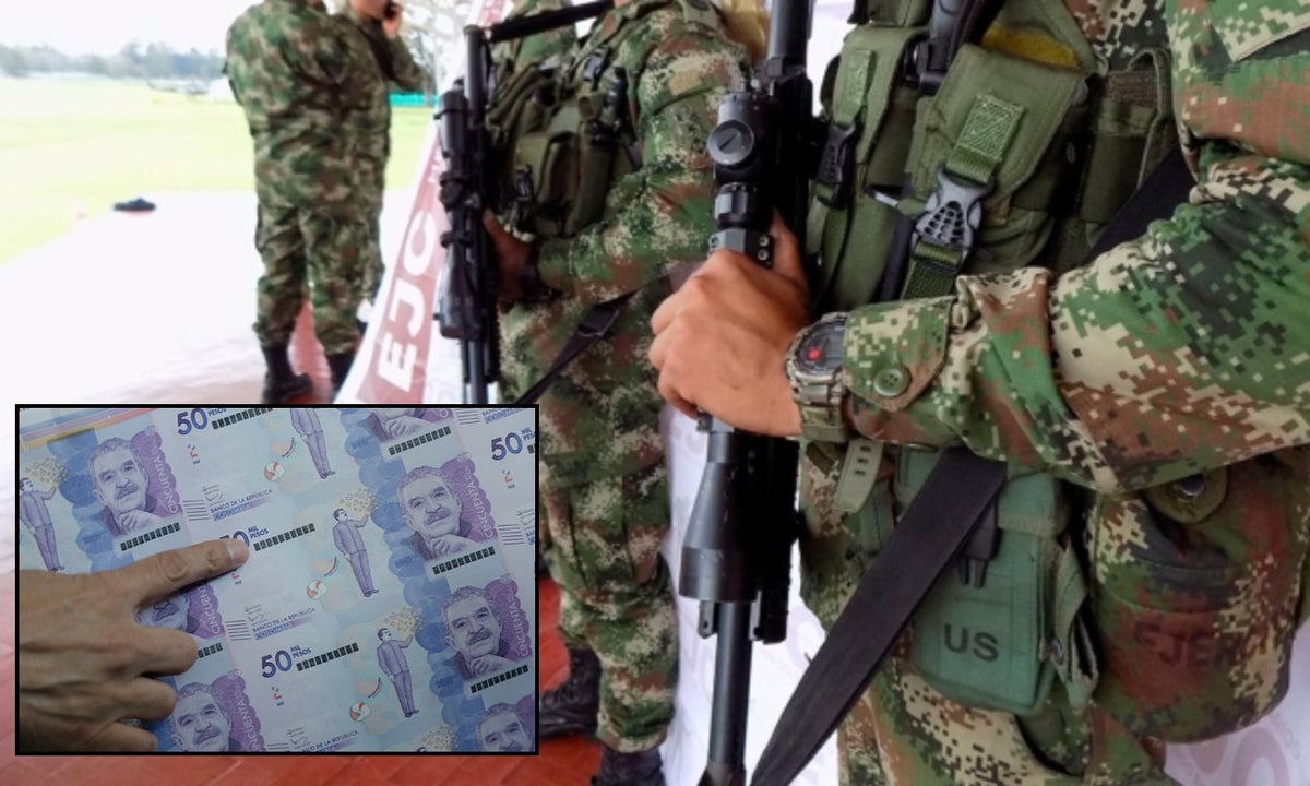 Sueldo de los militares en Colombia