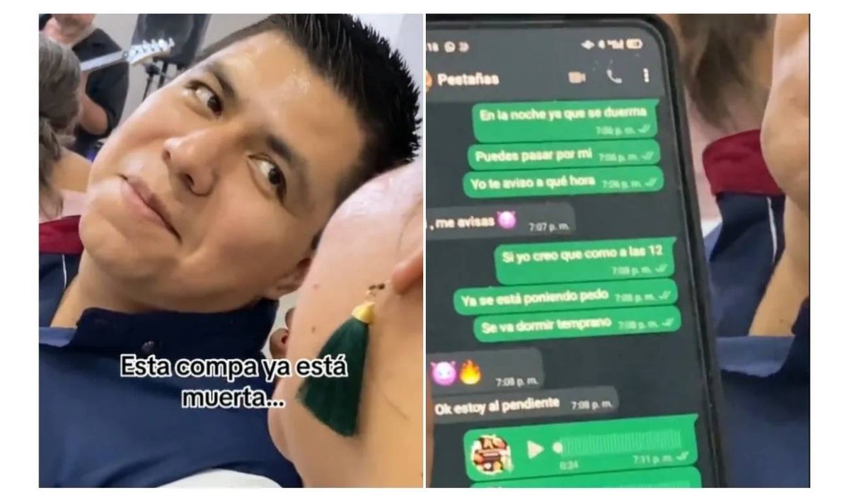 Mujer guardó a su amante como Pestañas VIDEO