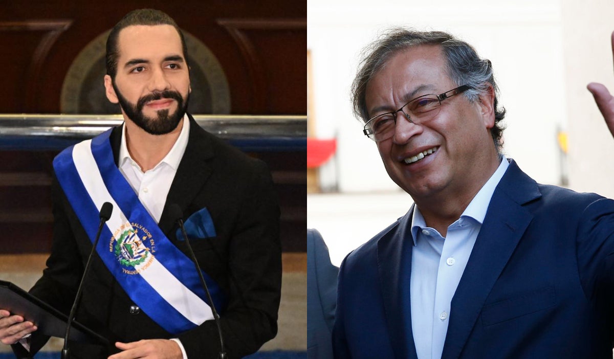 Nayib Bukele y Gustavo Petro