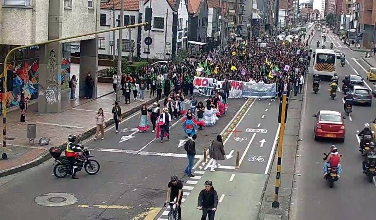 Protestas en Bogotá