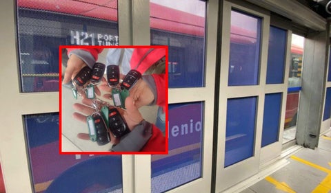 Puertas anticolados de Transmilenio