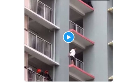 Rescatistas salvan a mujer de fatal decisión VIDEO