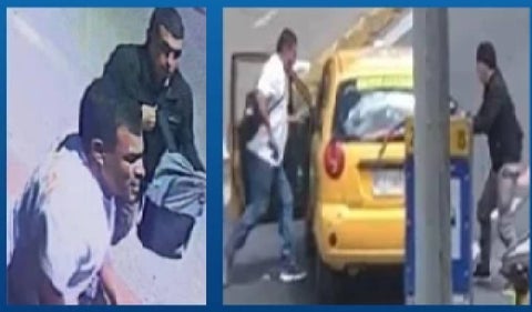 Robo a taxi en Bogotá