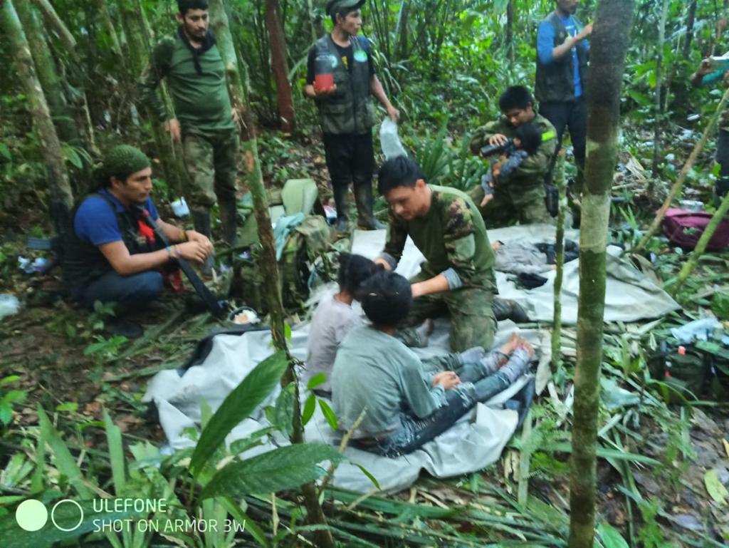 Niños perdidos en la selva del Guaviare