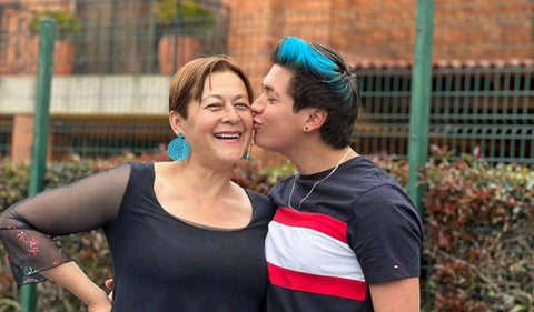 Alina Lozano y Jim Velásquez