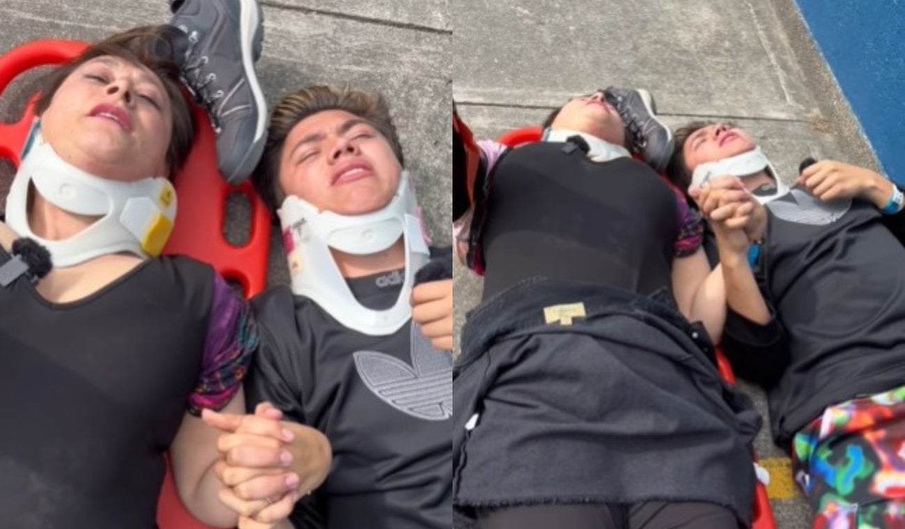 Alina Lozano y Jim Velásquez
