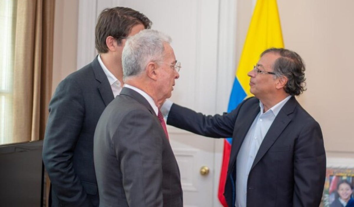 Álvaro Uribe y Gustavo Petro