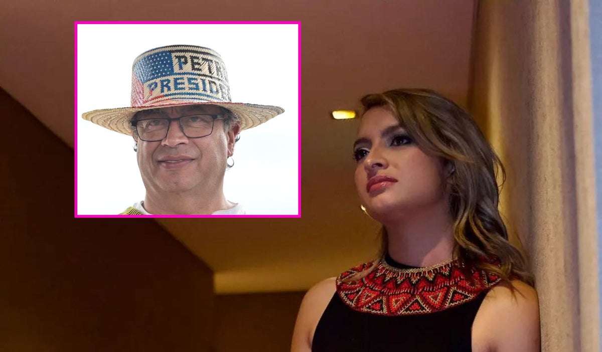 Andrea Petro y Gustavo Petro