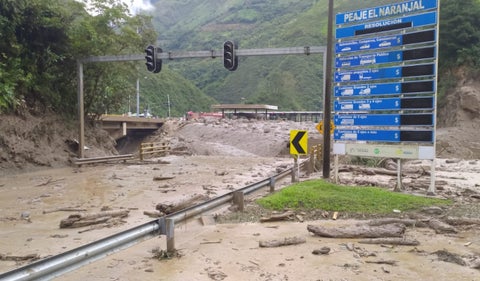 Avalancha en Quetame