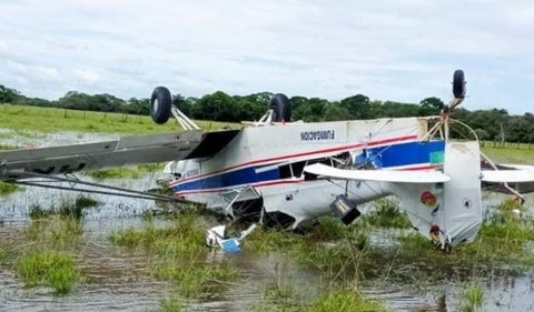 Avioneta de fumigación se accidentó en Casanare
