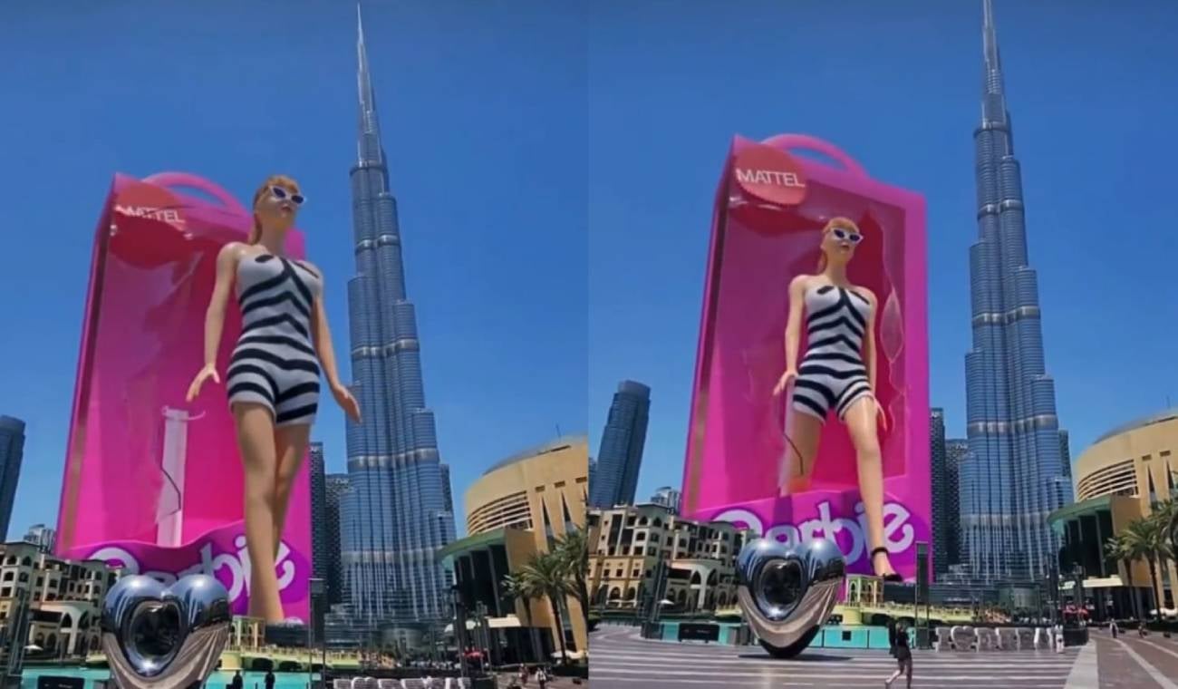 Barbie gigante en Dubai