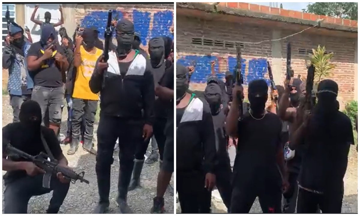 Terror en Buenaventura: encapuchados con fusiles en mano amedrentan a todos