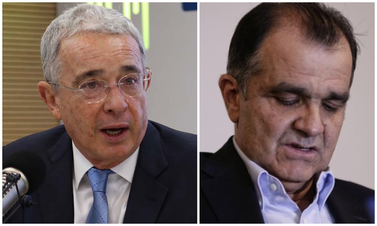 Álvaro Uribe y Óscar Iván Zuluaga