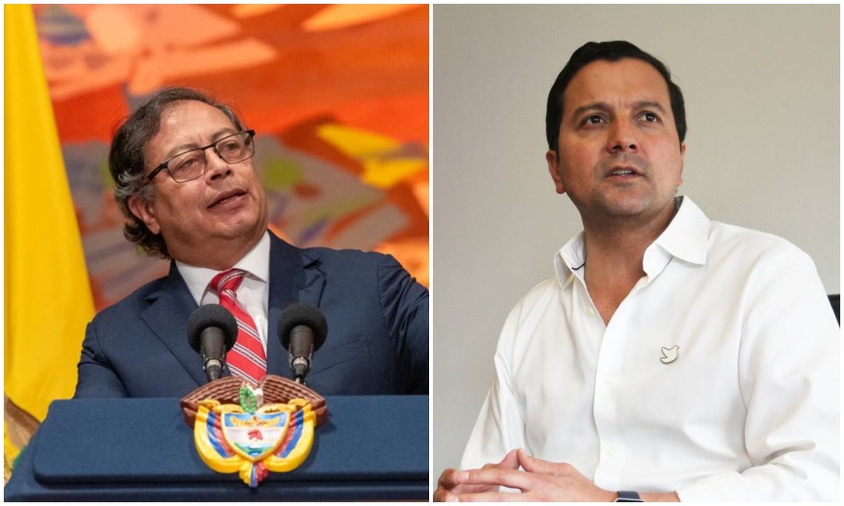 David Luna y Gustavo Petro