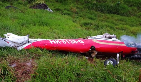 Caída de avioneta en Boyacá