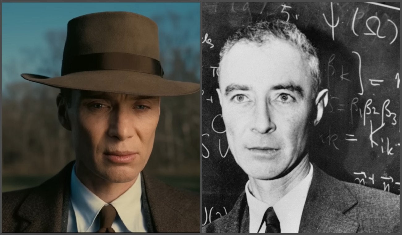 Cillian Murphy y Robert Oppenheimer