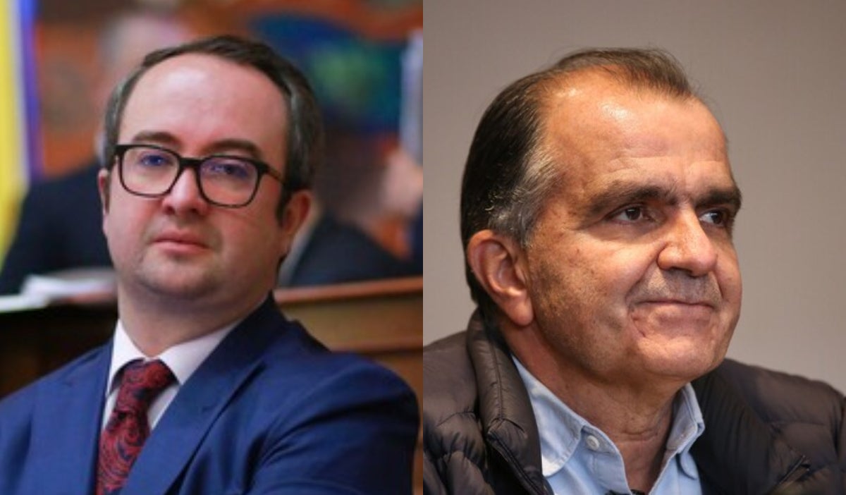 Ciro Ramírez y Óscar Iván Zuluaga