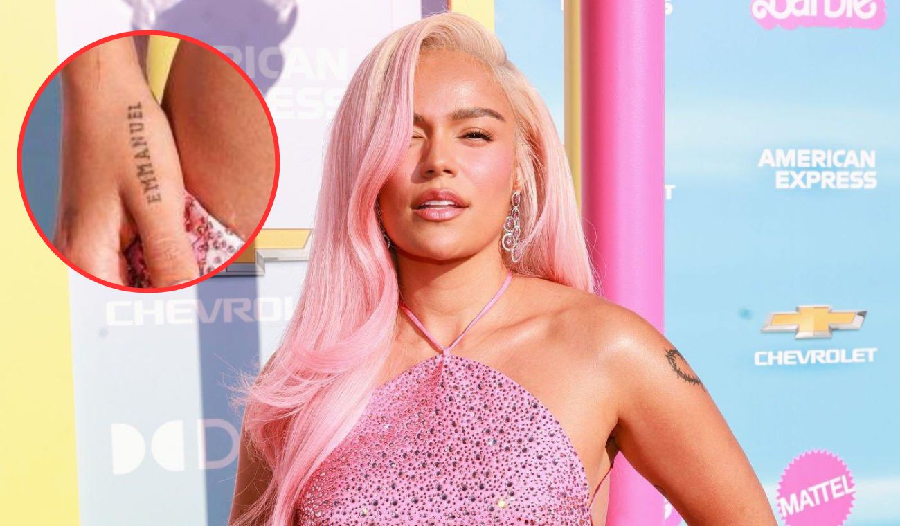 Karol G en la premiere de Barbie