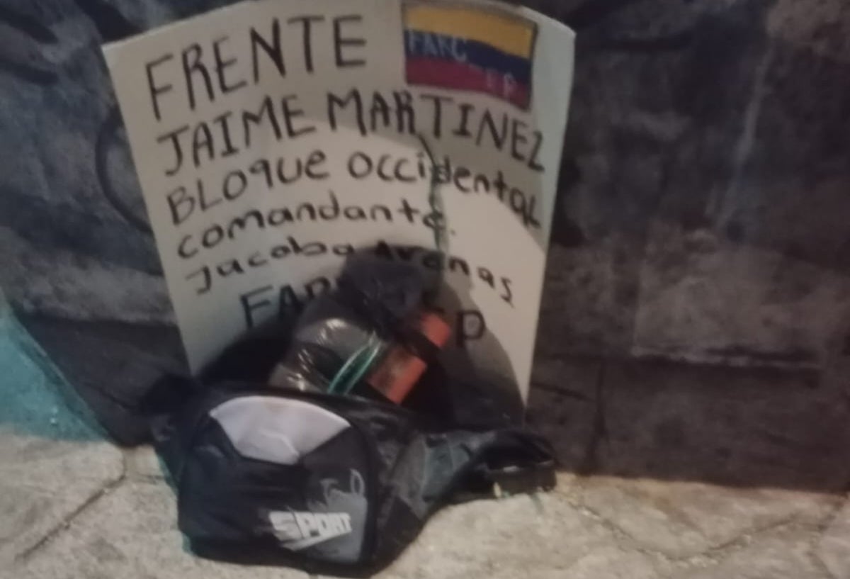 La zona fue cerrada por seguridad de la ciudadanía.