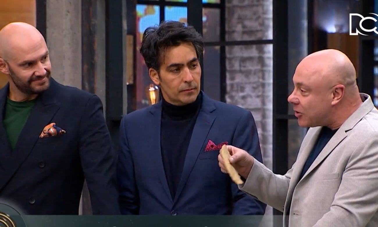 Jorge Rausch no se aguantó el plato que le presentó un famoso en MasterChef
