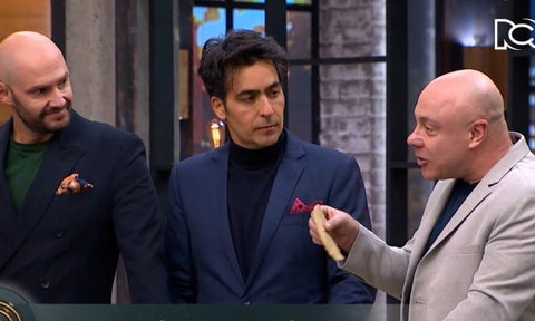 Jorge Rausch no se aguantó el plato que le presentó un famoso en MasterChef