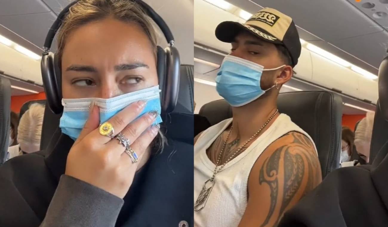 Exnovios vivieron el viaje más incómodo