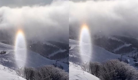 Extraña luz blanca se vio en Argentina