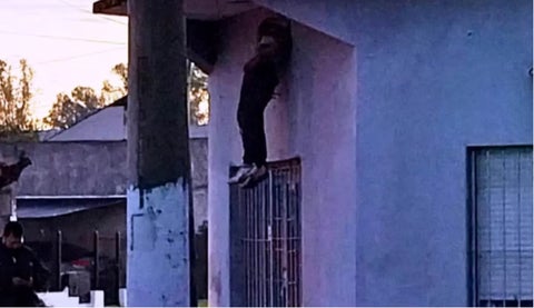 Ladrón quedó atascado en una ventana y murió asfixiado tratando de robar una casa
