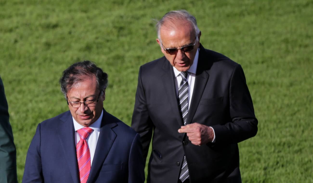 Gustavo Petro e Iván Velásquez