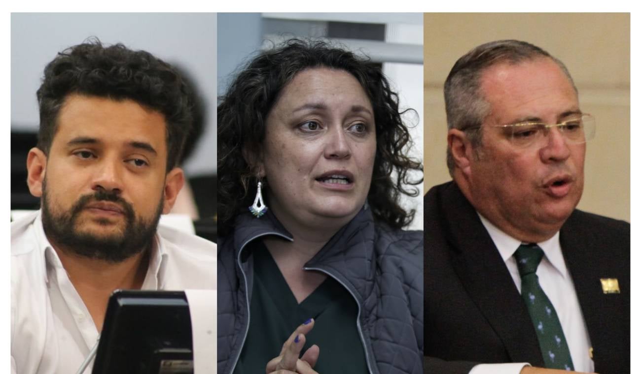 Inti Asprilla, Angélica Lozano e Iván Name